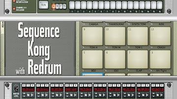 Reason 5 Sequencing Kong with Redrum
