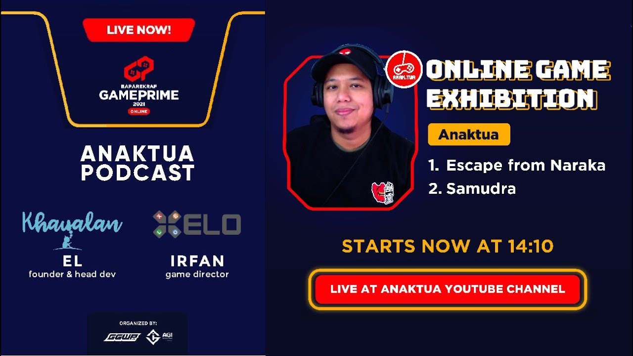 [PODCAST] BAPAREKRAF Game Prime 2021 Bersama Khayalan Arts dan XELO Games !!