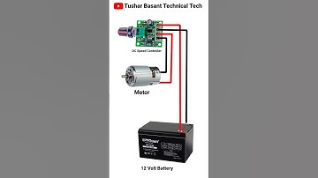 DC 12 Volt Speed Controller Connection