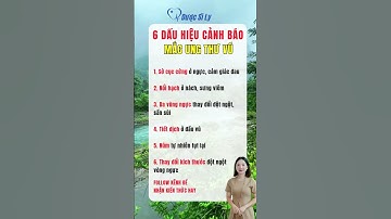 Dấu hiệu cảnh báo  mắc ung thư vú #duocsily #dsly #chamsocsuckhoe #suckhoe #songkhoe