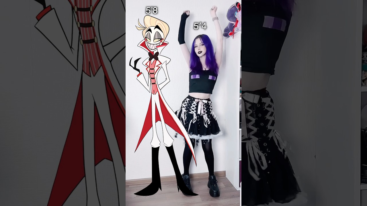 ALL Hazbin Hotel heights! #hazbinhotel #hazbinhotelseason2 #cosplaygirl #cosplayer #cosplay
