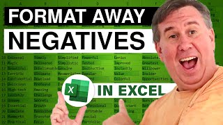Celebrity Excel - Easy Way to Hide All Negative Values in Excel - Episode 553 Net Worth