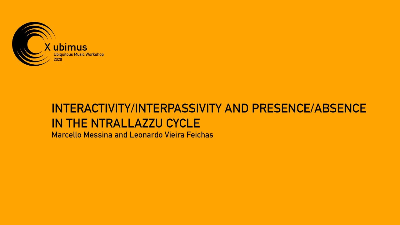 INTERACTIVITY/INTERPASSIVITY AND PRESENCE/ABSENCE IN THE NTRALLAZZU CYCLE
