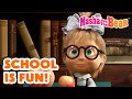 Masha And The Bear 2025 School Is Fun Best Episodes Cartoon Collection