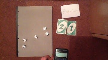 One roll Yahtzee with 6 dice!