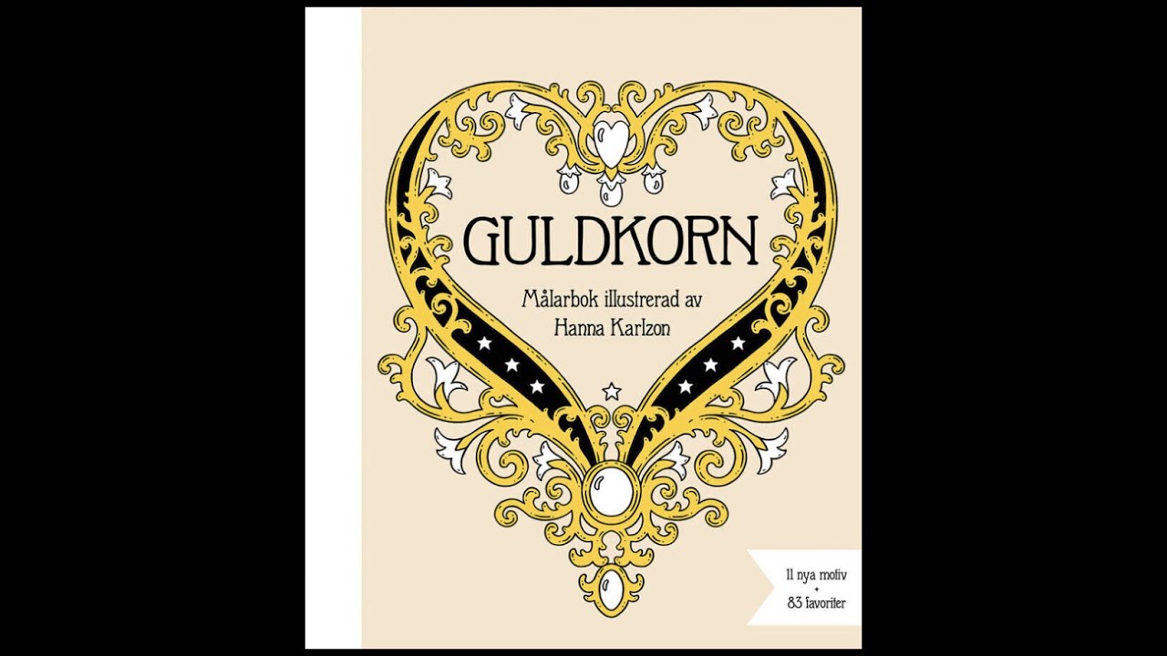 Grains Of Gold (Guldkorn) By Hanna Karlzon ⚜️Adult Coloring Book Flip  Through 