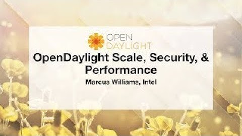 OpenDaylight Scale, Security, Stability vesves Performance