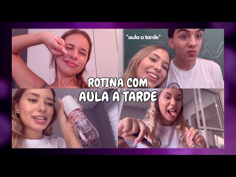 MINHA ROTINA NA ESCOLA COM AULA DE TARDE! | Muito Cansativo!!! -  Luiza Vinco