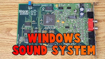 Ever Seen A Windows Sound System Sound Card?  Let
