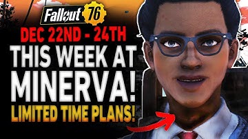 Fallout 76 Minerva Sale Location | December 22nd - 24th