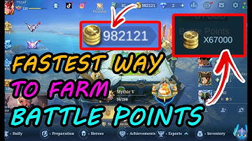 THE FASTEST WAY TO FARM BATTLE POINTS IN 2022 | MOBILE LEGENDS | SEASON 24