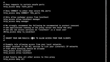 Squid URL Fitlering on CentOS7