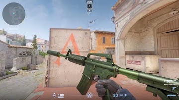 CS2 : M4A1-S | Moss Quartz (Minimal Wear) Skin Showcase and gameplay - Counter-Strike 2