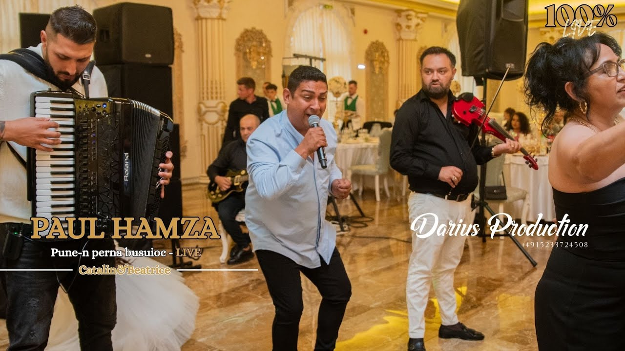 Paul Hamza - Pune-n perna busuioc - Colaj Tiganesti LIVE NOU 2025 - Nunta Catalin&Beatrice