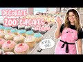 Satisfying Cupcake Decorating | Another Morning At The Bakery! [ASMR] [No Talking] [No Music]