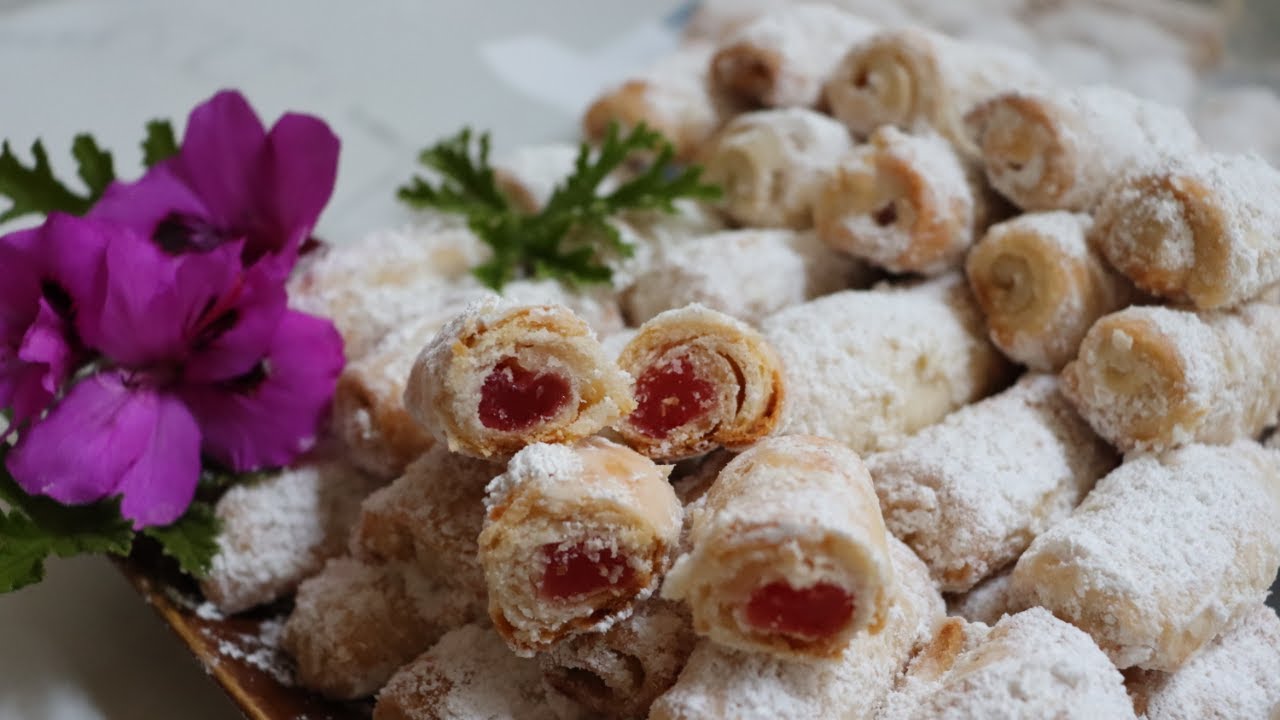 Cookies with Rose Turkish Delight | Локумки с Мас и Кисело Мляко | От Баба Данче