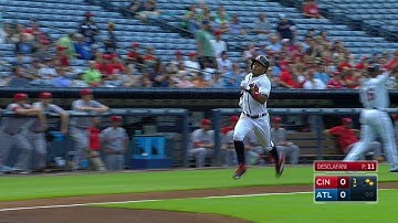 CIN@ATL: Inciarte plates Smith on RBI double