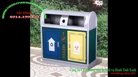 THÙNG RÁC NGOÀI TRỜI - THÙNG RÁC CÔNG CỘNG - THÙNG ĐỰNG RÁC