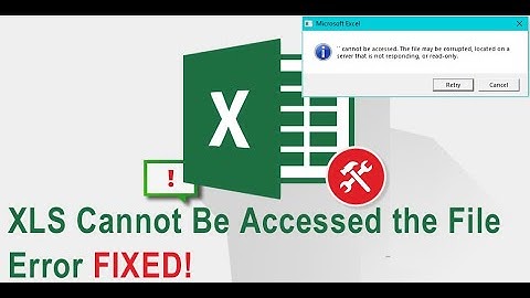 Fixing "XLS Cannot Be Accessed the File May Be Corrupted Located on A Server" | Excel Tech & Tricks