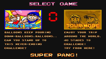 Super Pang (Panic Mode) 1990 Mitchell Mame Retro Arcade Games