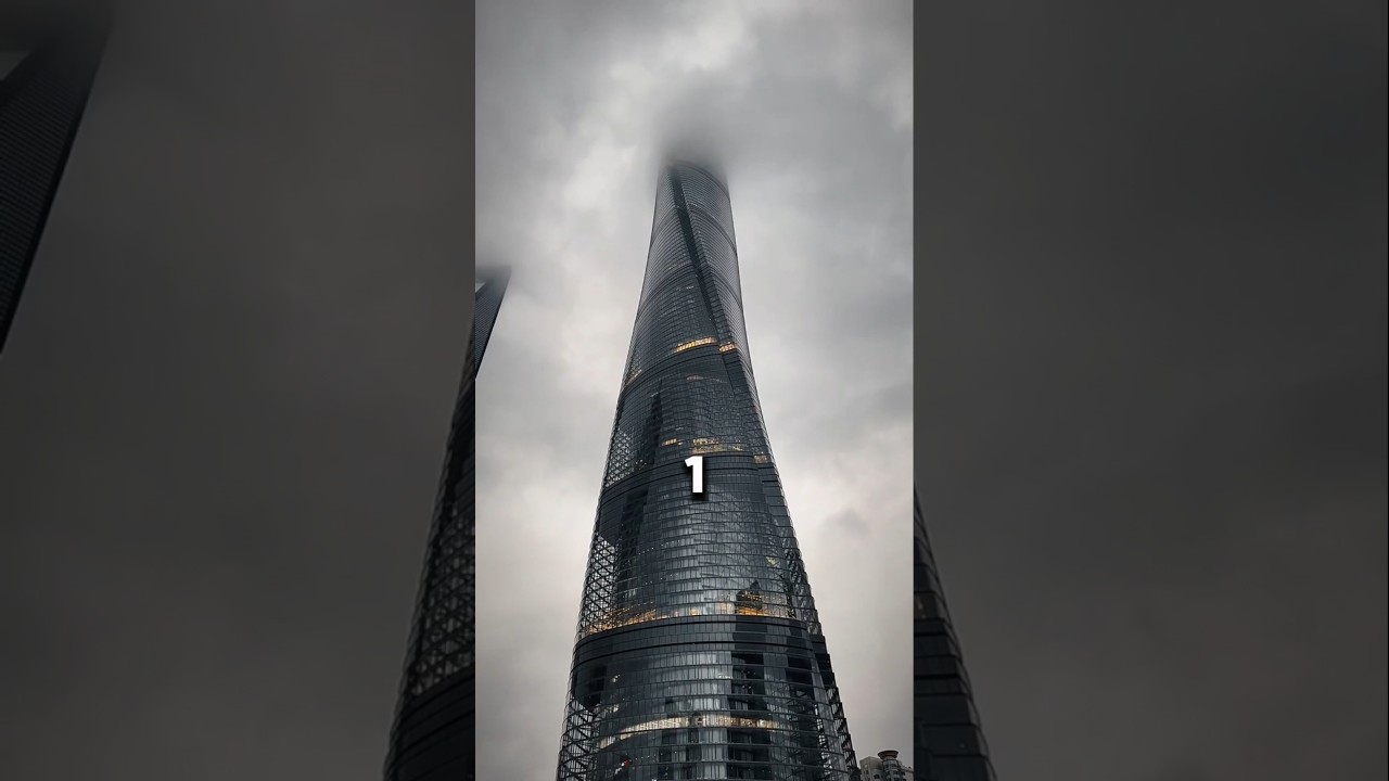 Top 5 Tallest Skyscrapers in China (Insane Heights!) #skyscraperconstruction #youtubeshorts