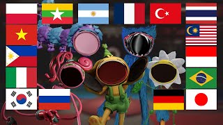 Pop Poppy Playtime 3 in different languages meme