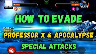 How to Evade Apocalypse & Professor X Special Attacks - Marvel Contest of Champions