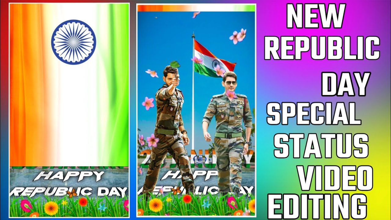 Happy republic Day 🇮🇳 🇮🇳🇮🇳 special status video editing software