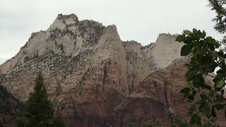 Zion National Park - Court of the Patriarchs on July 23, 2022