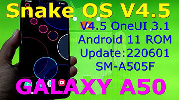 Snake OS V4.5 OneUI 3.1 for Samsung Galaxy A50 Android 11 Update:220601