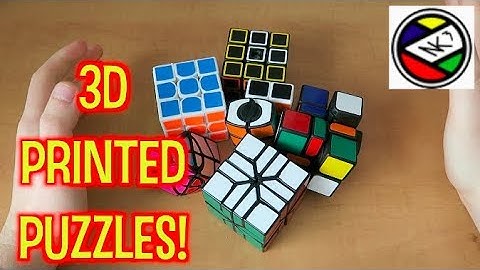 Some Beautiful 3D-Printed Puzzles - NK Cubed