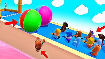 1000 IQ HIDING SPOT IN FALL GUYS! Fall Guys FAILS & Epic Wins! #11