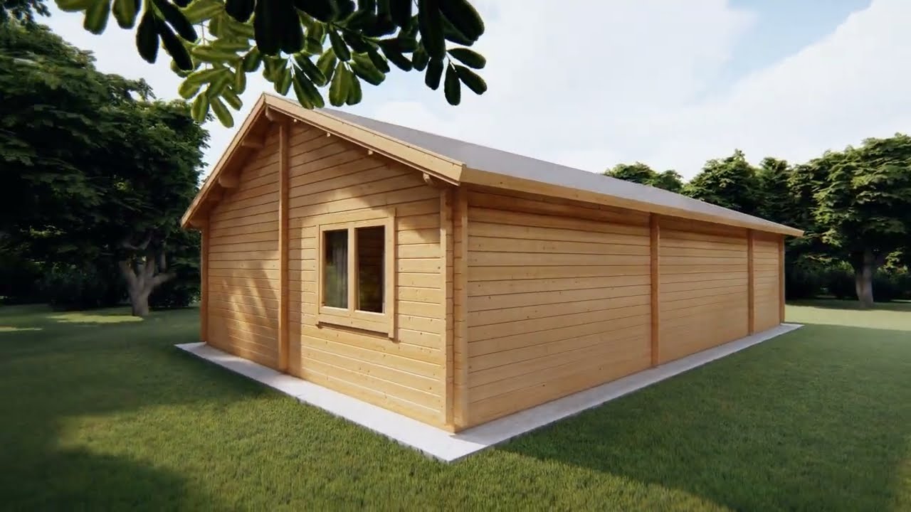 Chalet en bois UTAH 22m2 +Terrasse - Chalets en Bois habitable livré