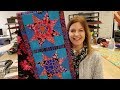 Fussy Cut Kaffe Star Table Runner | Pre-cut Quilt Kit Giveaway!