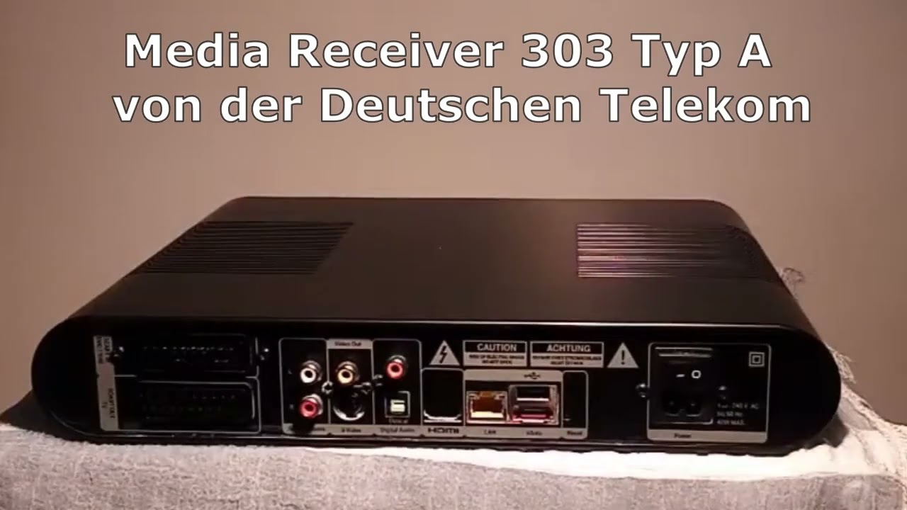 Media Receiver 303 Typ A Deutsche Telekom vorstellen
