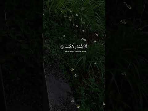 وخشعت الأصوات للرحمن فلا تسمع إلا همسا سورة طه القارئ عبدالله الموسى Quran راحة نفسية