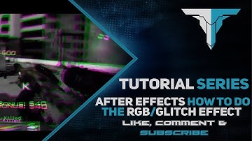 How to do the RGB-Split/Glitch Radial Blur effect in Adobe After effects cs6