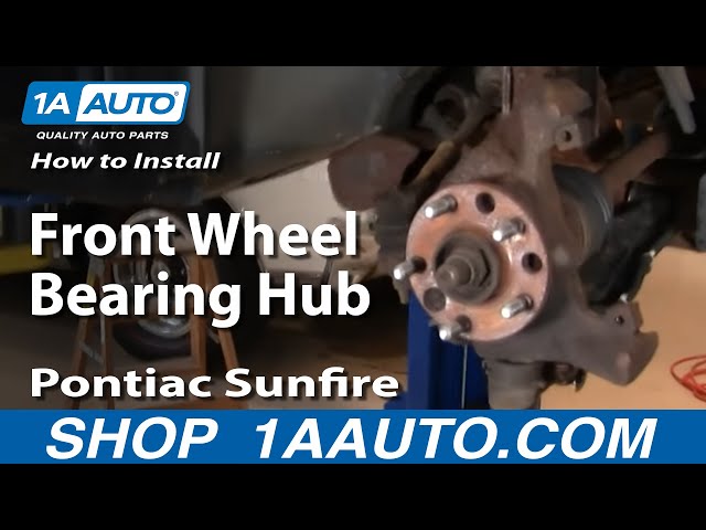 How To Replace Brake Wheel Bearing Kit 95 05 Pontiac