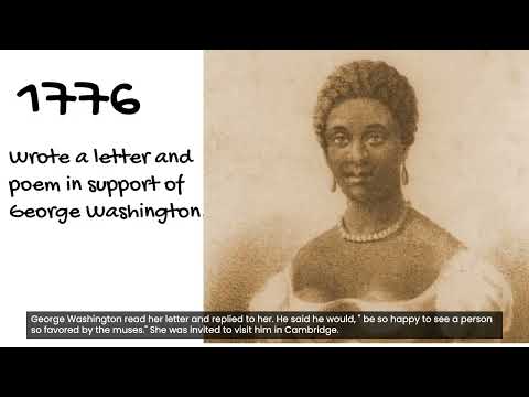 Video: Bilakah puisi pertama phillis wheatley diterbitkan?