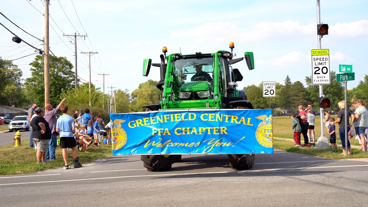 Greenfield Central Homecoming Parade 2025 (Full Parade + Drone Highlights)
