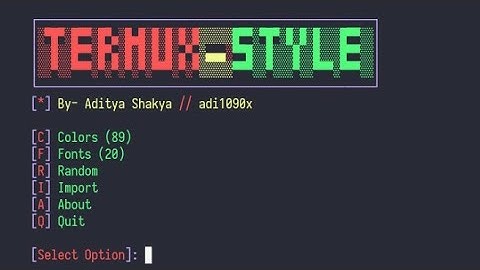 How To Customize Termux | Theme And Fonts | Termux-Style