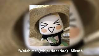 “Watch me(Whip\/Nae\/Nae)” (sped up) -Silentó