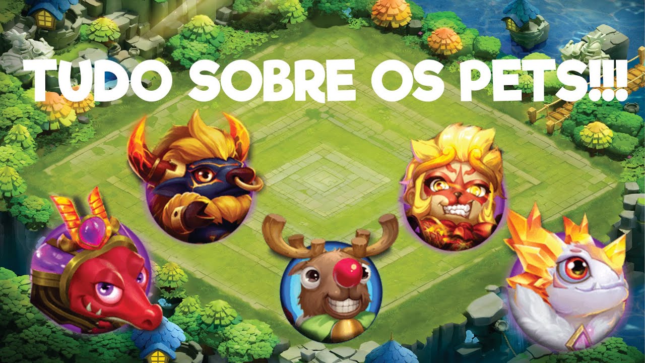 TUDO SOBRE OS PETS E SUPER PETS!!! (Castle Clash) YouTube
