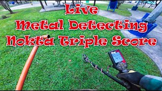 Live Metal Detecting Nokta Triple Score