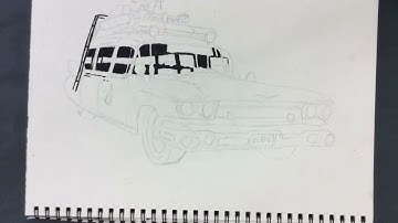 Inking the Ecto-1 (Timelapse)