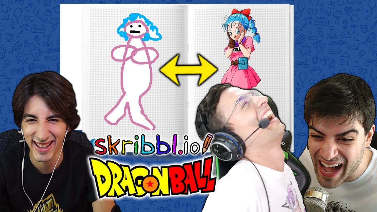 🤣😂HO SFIDATO @Tuberanza e @GiosephTheGamer a DISEGNARE i PERSONAGGI di DRAGON BALL su SKRIBBL.IO