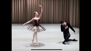 Classical Pas De Deux. Natasha Furman and Miron Savchenko. Students of Vaganova Ballet Academy.