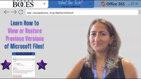 👩🏼‍💻 Learn How to View or Restore Previous Versions of Microsoft Files! 🎯