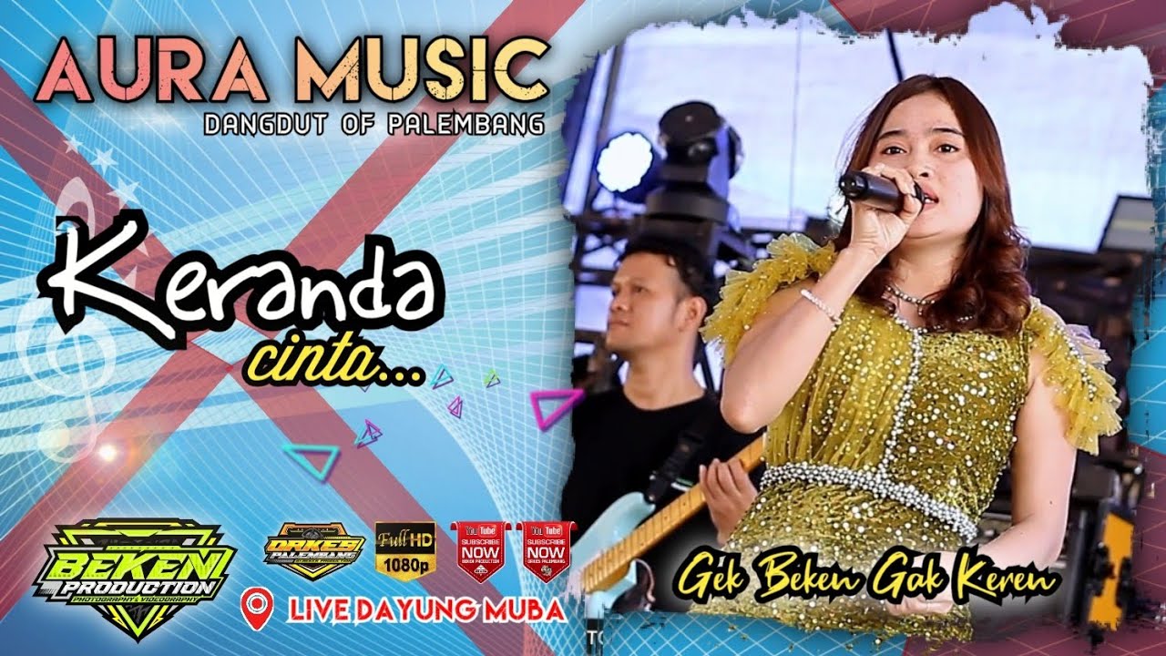 Aura Music Palembang | Keranda Cinta | Live Dayung MUBA | WD Nurjana ń Rio | Beken Production