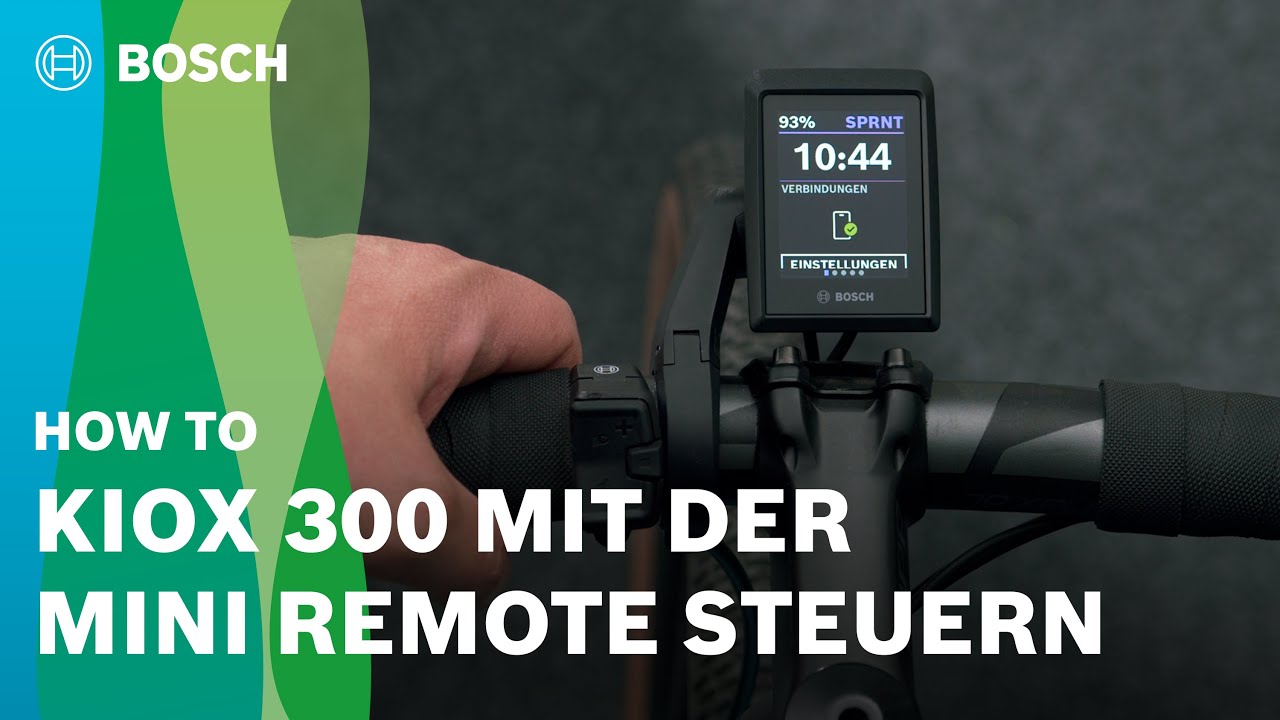 How To  So steuerst du Kiox 300 mit der Mini Remote 